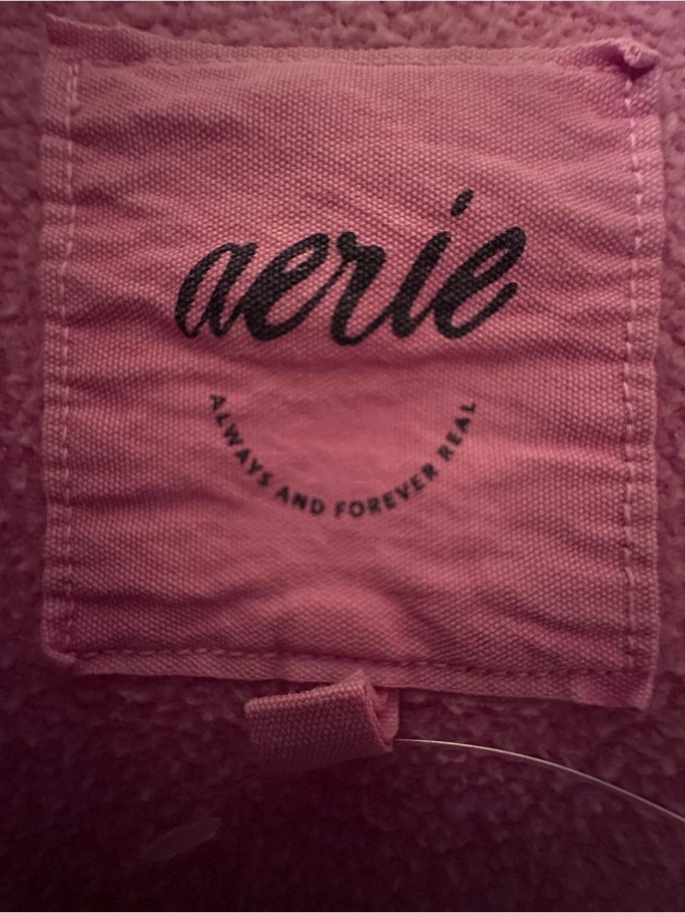 Aerie, OhSnap Playful Pink pullover sweatshirt, size XS - Picture 3 of 4